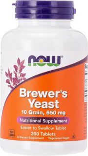 NOW Foods Brewer’s Yeast 650 mg