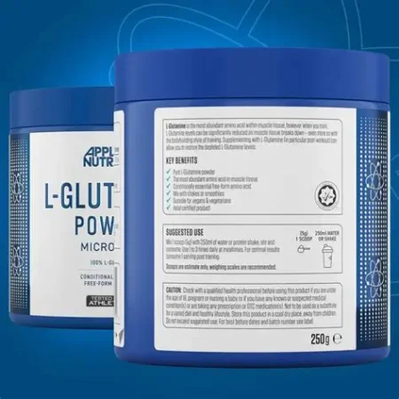 L-GLUTAMINE APPLIED NUTRITION 250G – Image 3