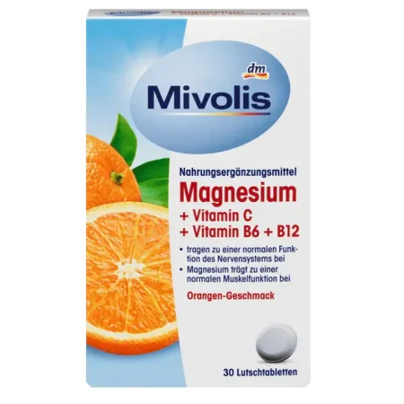 MAGNESIUM+VITAMIN C+VITAMIN B6+B12  Mivolis