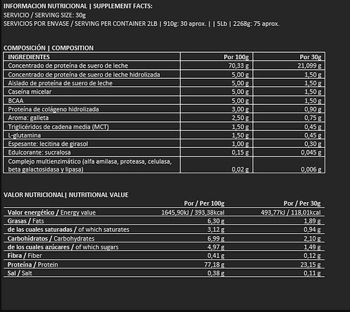 MULTI PHASE WHEY 2KG BIG MAN - الصورة 2