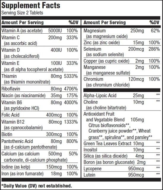 MULTIVITAMIN FOR WOMEN 60 CAPS – Image 2