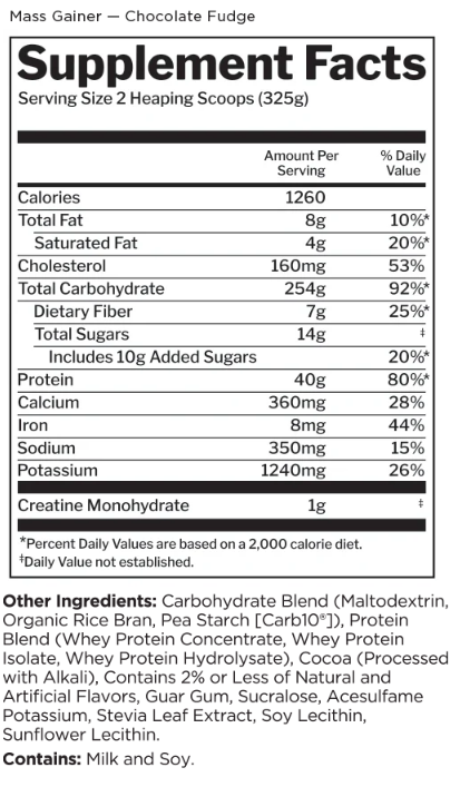 RULE 1 MASS GAINER 5.20 KG – Image 2
